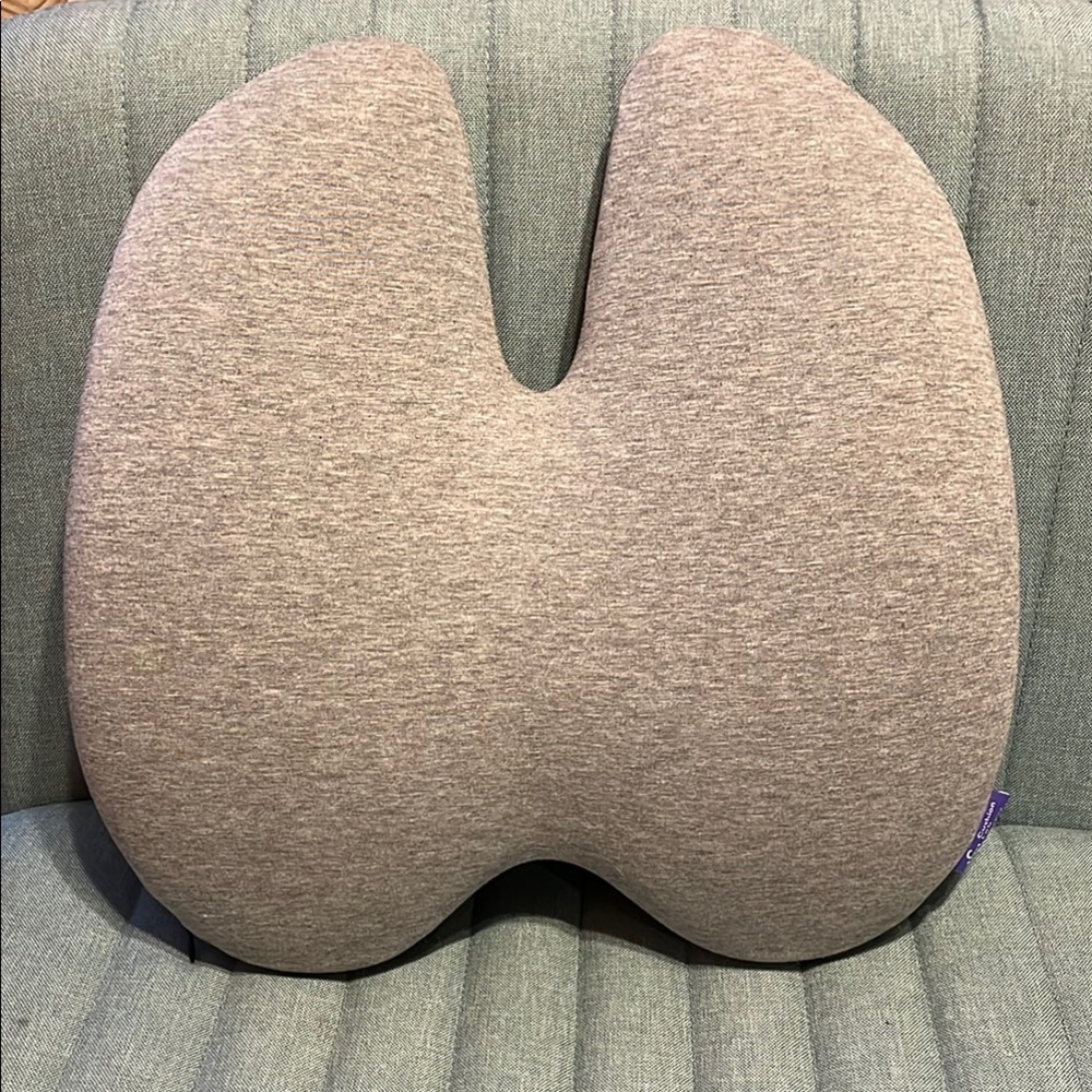 Gray Ergonomic Seat Cushion